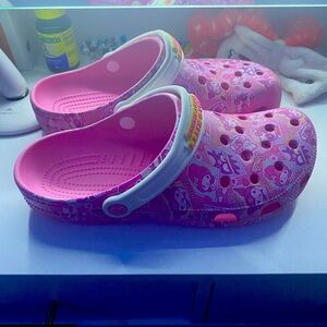 Hello kitty and friends crocs (NOT WITH ORIGINAL CHARMS)